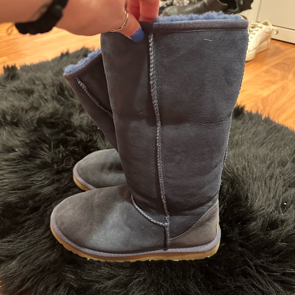 Tall navy uggs